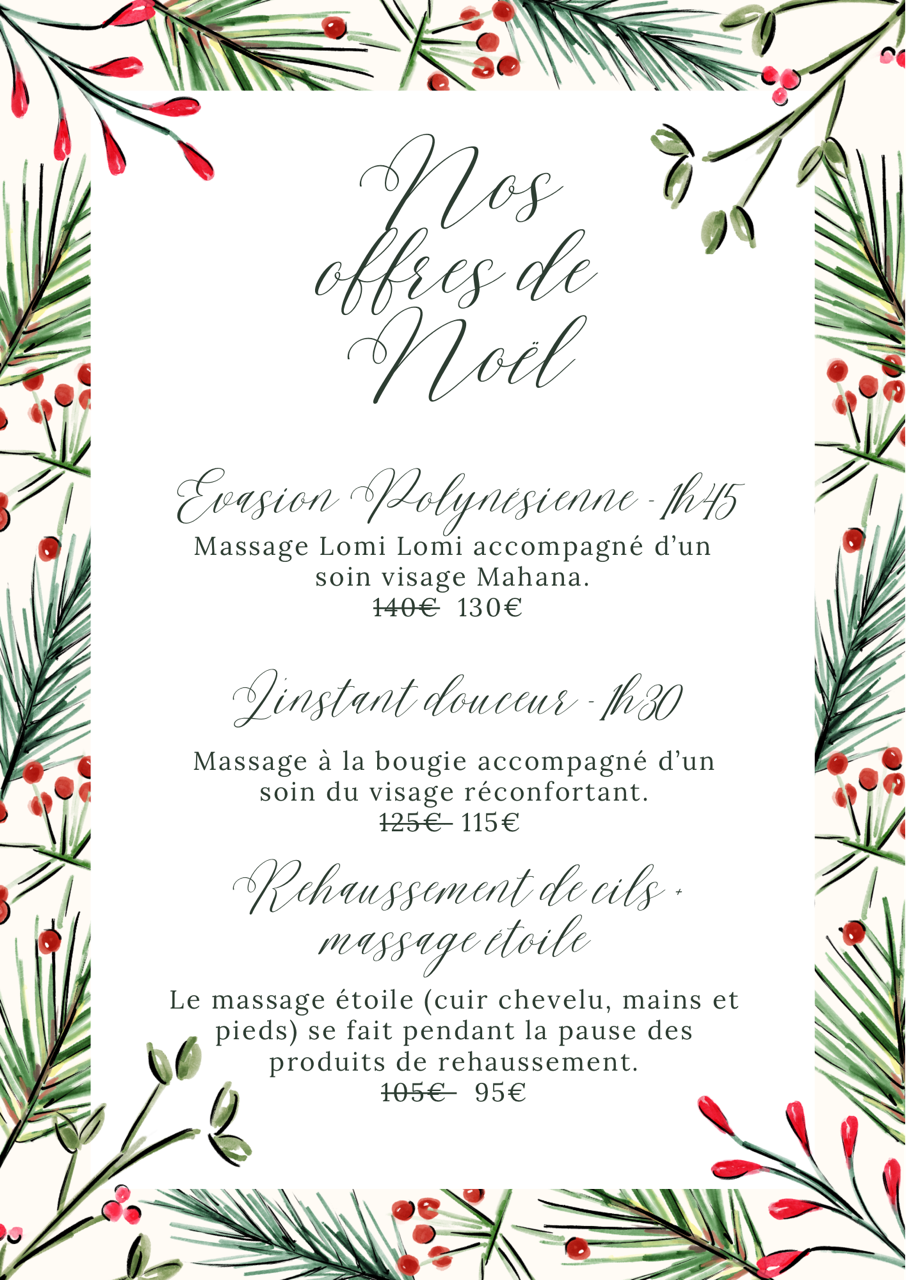 bon cadeau offre Noel 2025